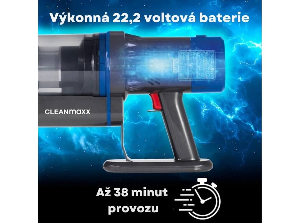 CleanMaxx AKU tyčový a ruční vysavač 2v1 ATV-15630 (3)